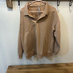 Mondetta Tan Fleece Pullover